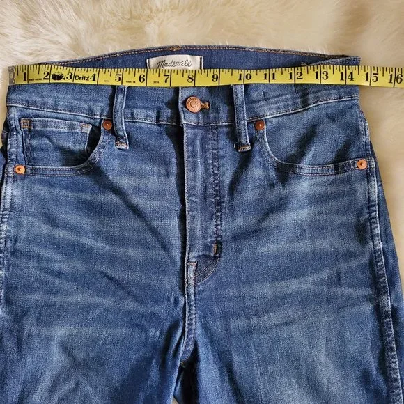 Madewell 10 High-Rise Skinny Jeans in Brockton Wash Size 28 EUC